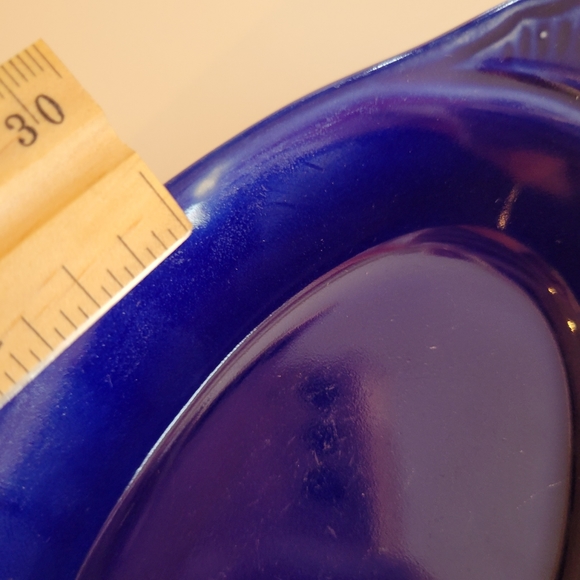 Vintage USA Ceramic Cobalt Blue Small Gratin Dish ~ MCM ~ FINAL PRICE - Picture 12 of 12